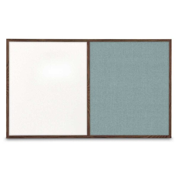 Single Door Radius Corkboard, 36"x36", Sat, UV7002RC-SATIN-AMETHY